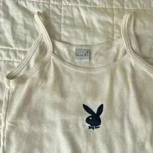 Y2k baby tee playboy logo Sarah Bs